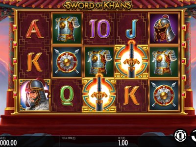 Игровой аппарат Sword Of Khans студии Thunderkick